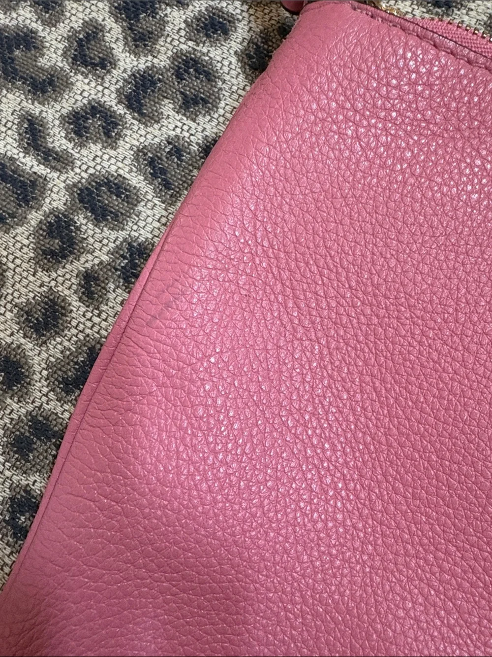 Michael Kors Pink Pebbled Leather Crossbody Purse